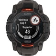 thumbnail image 3 of Reloj inteligente GPS Garmin Instinct 3 Solar negro con correa de color carbón, 3 of 9