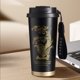 thumbnail image 5 of Taza de aislamiento de acero inoxidable 304 con pajita, portátil, de alto color, taza para caminar Suzuran, taza de regalo, tazas de café con aislamiento, taza de café portátil de acero inoxidable, 5 of 6