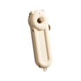 thumbnail image 2 of Pelador de cocina y cuchillo para frutas dos en uno con succión magnética, acero inoxidable, plegable, multifuncional, incluye orificio para colgar, disponible en rosa, blanco, café., 2 of 6