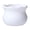 White, variant on Blue Blue Mini Decorative Flower Pot With Yarn And Twisted Stick Details For Succulents And Small Green Decor