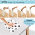 thumbnail image 3 of Yayeee 6 Pack Kitchen Dish Cloths Set for Washing Soft Drying Absorbent Microfiber Towels, Black Cartoon Cat Paw, 3 of 9