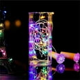 thumbnail image 4 of Pompotops Halloween Decoration, 6pc LED Solar String Lights Wine Bottle Copper Cork B7I6 Xmas Wire Lamp, Gift, 4 of 9