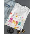 thumbnail image 3 of Cute Colorful Anya Feminine Name T-Shirt Women -Image by Shutterstock, Female Small, 3 of 4