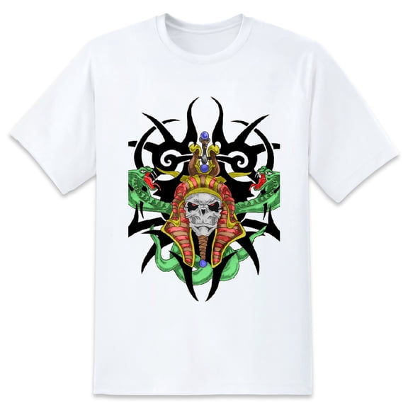 Men's Graphic TeeSkull Letter Print T-Shirts Round Neck Short Sleeves Sizes XS-5XL Summer Daily Casual Tops