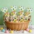 thumbnail image 4 of Rirozkan Transparent Goodie Bags for Easter, 100 Count Plastic Treat Bags, Holiday Themed Candy Packaging with Twist Ties for Party and Events, 4 of 6