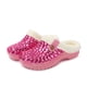 thumbnail image 2 of Nuevo zapato de suela gruesa con agujeros y dos pantuflas de terciopelo, de moda, hecho a mano con diamantes y de alta calidad, 2 of 6