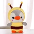 thumbnail image 2 of Peluche de pingüino-abeja, muñecos suaves para niños, regalos 10, 2 of 4
