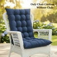 thumbnail image 5 of A Long-Sized Plush Rocking Chair Cushion (Chair Not Included) - Luxurious Patio And Home Lounge Chair Pad - Thick, Soft, And Worry-Free Bliss for a Little Nap, Suitable for Office, Balcony, 5 of 8