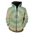 thumbnail image 1 of Sudadera con capucha y cremallera de mandala para hombre, estilo informal, estilo Harajuku, con estampado 3D, para adolescentes, estilo urbano, talla grande, 1 of 6