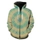 thumbnail image 1 of Sudadera con capucha y cremallera de mandala para hombre, estilo informal, estilo Harajuku, con estampado 3D, para adolescentes, estilo urbano, talla grande, 1 of 6
