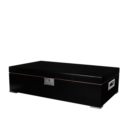 Humidor Supreme Valentino Noir Cigar Humidor, Black