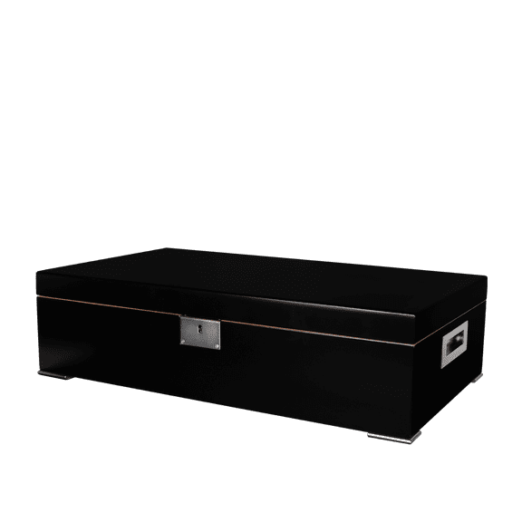 Humidor Supreme Valentino Noir Cigar Humidor, Black