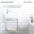 thumbnail image 6 of Pierre 19.5 Single, Metal Frame, Open Shelf, Bathroom Vanity, 6 of 7