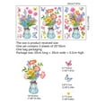 thumbnail image 4 of Calcomanías de pared con flores para ventana, calcomanías de pared con mariposas, calcomanías de vidrio de doble cara para sala de estar, dormitorio de niñas, decoración del hogar para niños, 4 of 5