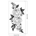thumbnail image 2 of 6 uds tatuaje pegatinas Wdftyju moda fiesta suministro flor tatuajes falsos cara cuerpo mano, 2 of 9