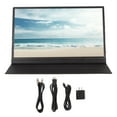 thumbnail image 2 of Portable , 15.6 Inch 1920x1080 IPS HDR Laptop Screen Extender With Mini  USB Type C Port, Dual Speakers, PU Leather Protective Shell For PC XboxPS5 Switch, 2 of 8