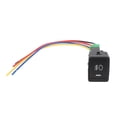 thumbnail image 2 of 4 Pole 12V Push Button Switch, LED Indicator Fog Light Push Button Switch Shockproof Stable Connection Heat Resistant  for Strobe Lamp for DRL, 2 of 7
