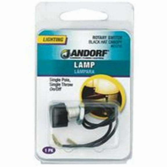 Jandorf 61216 SPST Rotary Switch, 1 Amp, 125 Volt