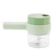 thumbnail image 1 of Cortador de Jengibre de Vegetales Inalámbricos, Fácil de Limpiar inclusión y Hermoso Cortador de Vegetales Eléctrico Verde Con Cable USB para el Hogar, 1 of 7