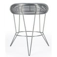 thumbnail image 1 of Butler Specialty Allen Decorative Dark Silver Wire Iron  Accent Table, 1 of 8