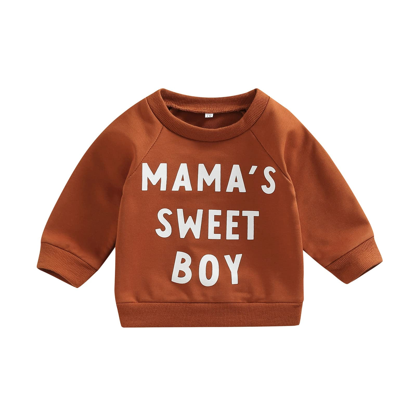 MERSARIPHY Toddler Baby Boy Girl Clothes Funny Letter Sweatshirt Long