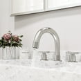 thumbnail image 5 of VIGO Wythe Widespread Bathroom Faucet in Brushed Nickel, 5 of 13
