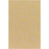 Unique Loom Medallion 5' x 8' Black and Beige Geometric Contemporary Outdoor Rug