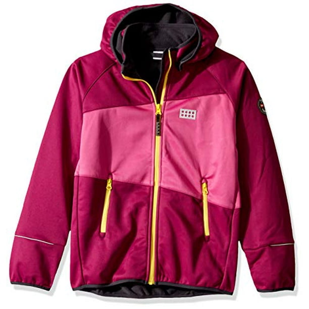 tyv kan opfattes Optøjer LEGO Wear Unisex Jacket With Windproof Finish and Detachable Hood, Bordeaux  Tri Color, 7 Year - Walmart.com