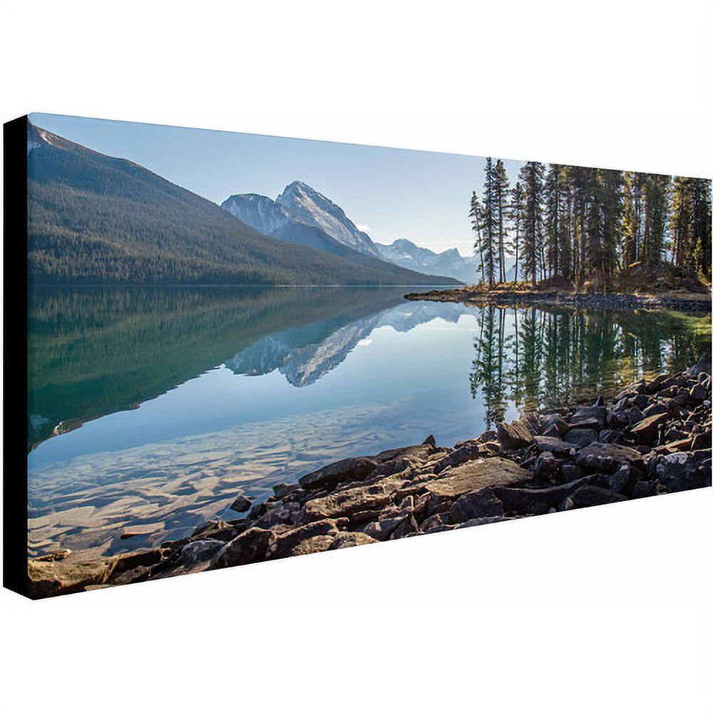 Trademark Fine Art "Lake Sunlight" Canvas Art by Pierre Leclerc