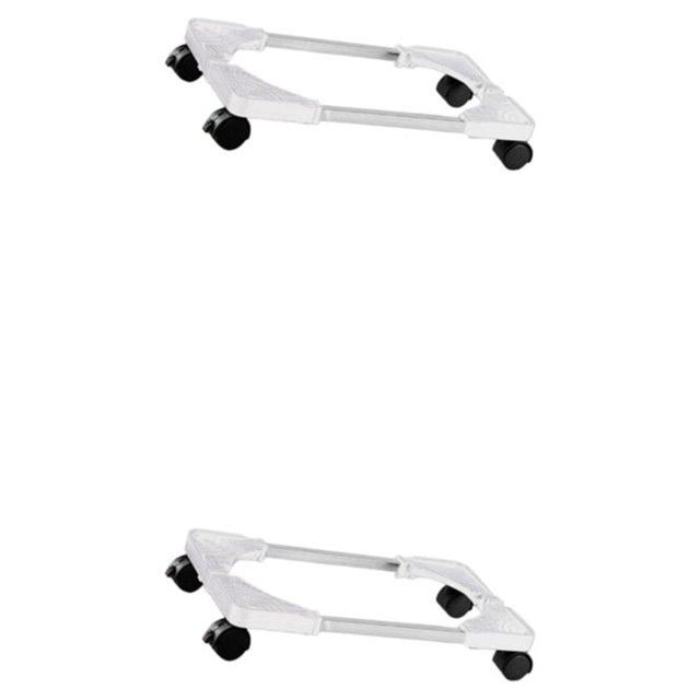 Cateissary New PC Desktop Case Stand Holder Caster Computer Tower Rolling Wheels Type1 NO1