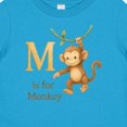 thumbnail image 4 of Inktastic M is for Monkey Boys or Girls Baby T-Shirt, 4 of 5