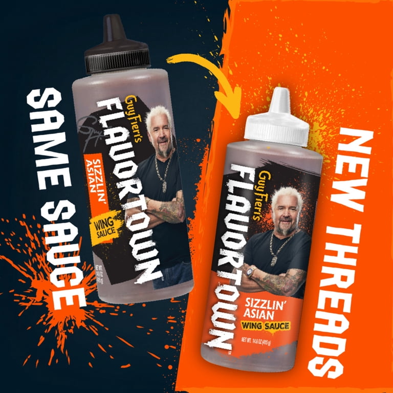 Flavortown Sizzlin' Asian Wing Sauce 14.6 oz - Walmart.com