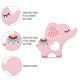 thumbnail image 2 of Dientes de bebé de silicona, juguetes sensoriales para masticar, juguete suave y eficaz para aliviar el dolor de dientes de bebé, sin BPA, apto para congelador, silicona de grado alimenticio (elefant JAMW Sencillez, 2 of 5