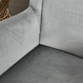thumbnail image 5 of CJC Wingback Chair Covers 2-Piece Stretch Wing Chair Sofa Slipcover Velvet Armchair Covers Furniture Protector, 10 Colors, 5 of 9