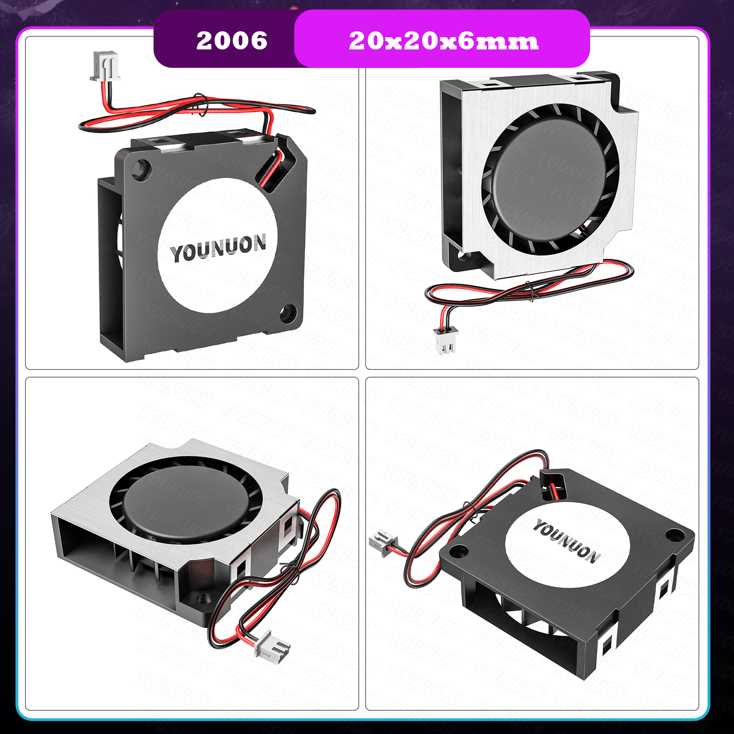 2PCS 5V USB Brushless Blower Cooling Fan USB Ventiliator Computer Case Cooler  PBT CPU Radiator USB Fan PC USB Gadgets