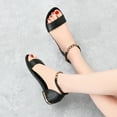 thumbnail image 6 of women ankle strap flat sandals Petite Foot Metal Decoration, 6 of 11