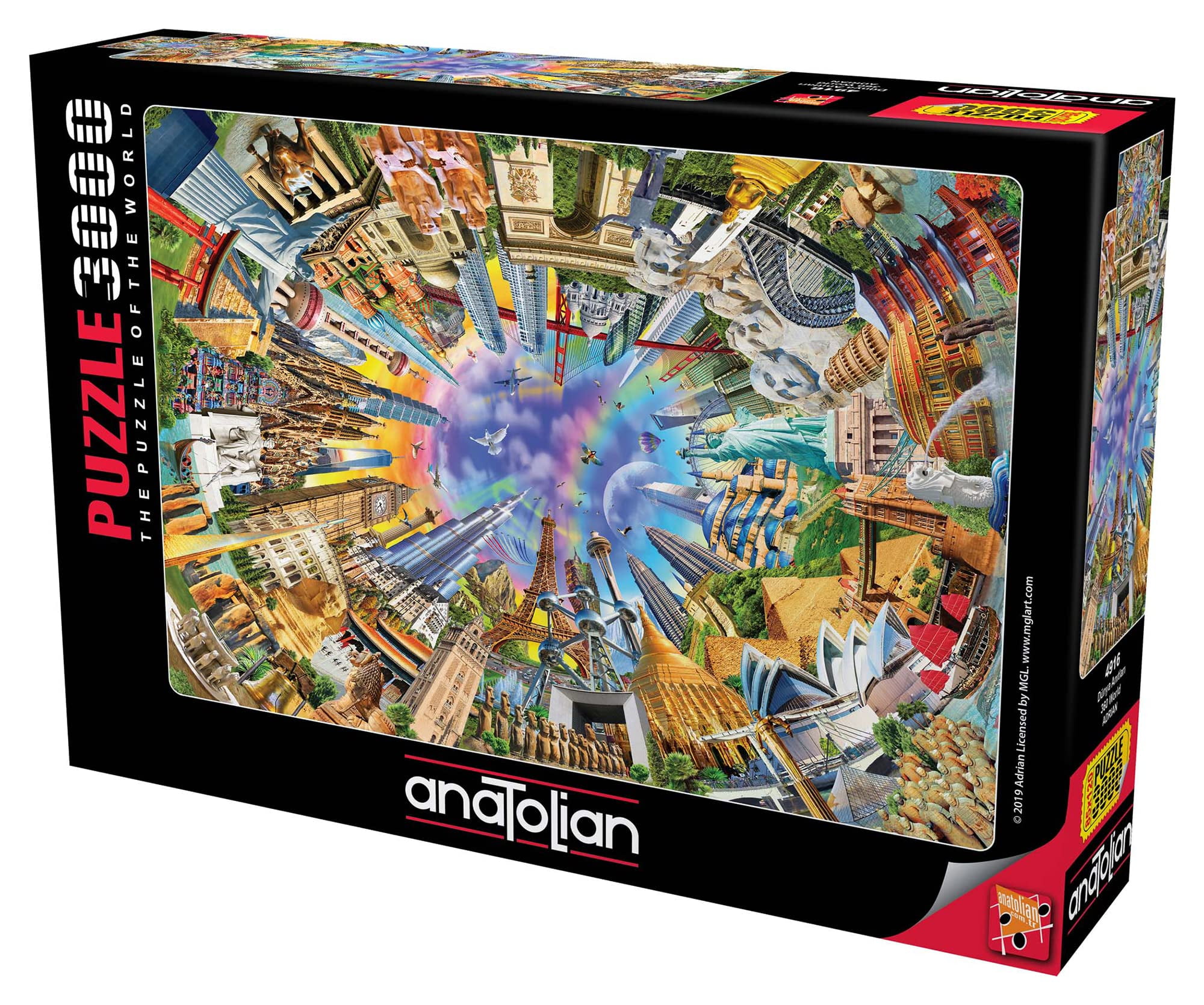 Anatolian Puzzle - Fractal Istanbul, 3000 Piece Jigsaw Puzzle