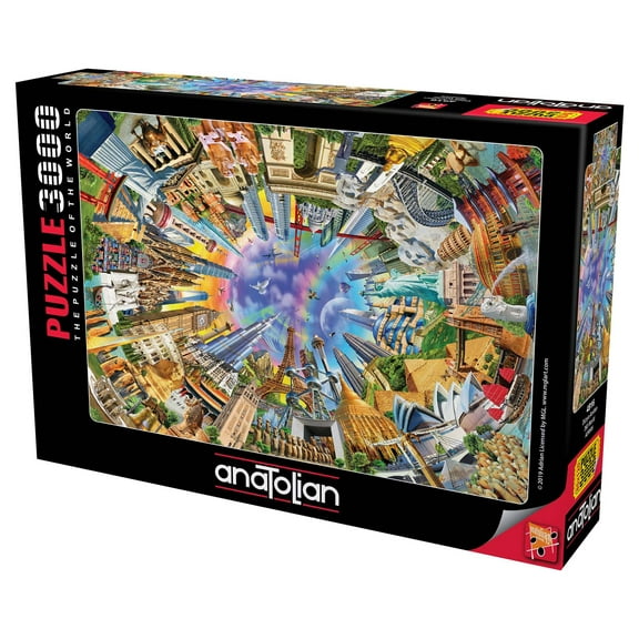 Anatolian Puzzle - 360 World, 3000 Piece Jigsaw Puzzle, #4916