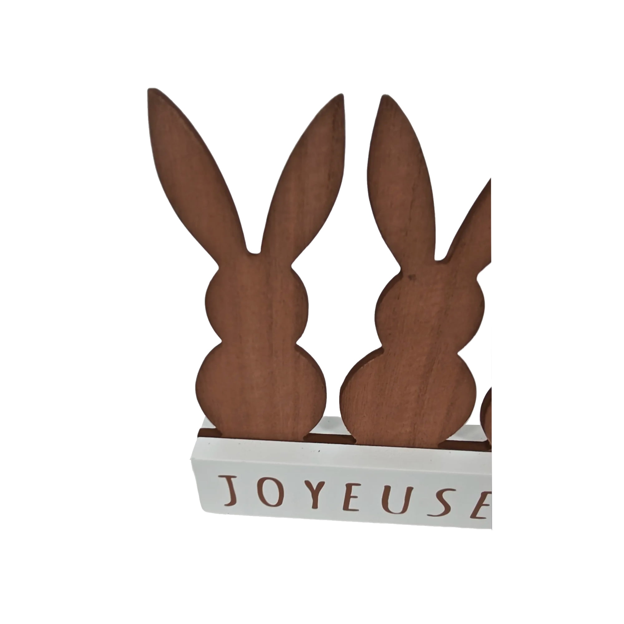 Way To Celebrate Wood Bunny Table Top