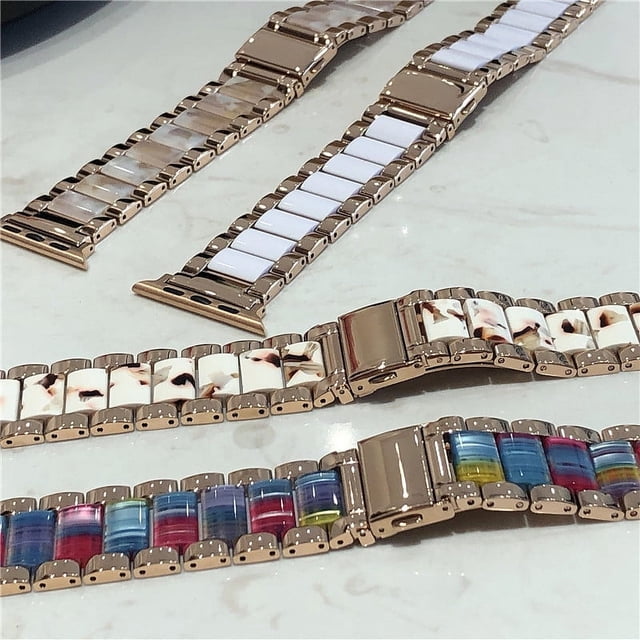 Adecuado para Apple Watch de 1 a 8 generaciones/Correa de acero inoxidable de metal ultra Correa de resina de acero inoxidable