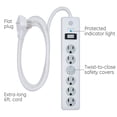 thumbnail image 3 of Cable Power Strip GE de 6 salidas, 800 julios, 1,8 m, 6 salidas, 3 of 7