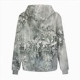 thumbnail image 7 of Staki Girl's Camo Hoodies Long Sleeve Oversized Sweatshirts Hoodie Pullovers Streetwear Trendy 2-12Y(Gray,9-10 Years), 7 of 7
