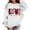 1#White60, variant on Byoo Toddler Girl's Valentine Sweatshirt Heart Graphic Crewneck Long Sleeve Oversize Pullover Top Sport Sweet Clothes