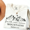 thumbnail image 3 of Christian “Faith Can Move Mountains” T-Shirt – Matthew 17:20 Bible Verse Tee with Mountain & Moon Graphic, 3 of 6