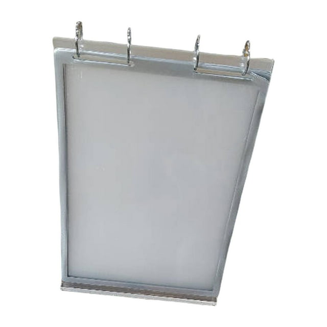Rongfmy Flip Desktop Card Double Sided Vertical Sign Holder for Restaurant Bar Cafes A5