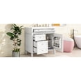 thumbnail image 4 of Solid Wood + MDF Cabinet - Tip-out Drawer for Small Items - Bathroom Space - Efficient Storage, 4 of 7