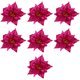 thumbnail image 5 of EeaseMX 7 piezas de flores artificiales decorativas con purpurina navideña., 5 of 8