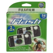 FujiFilm QuickSnap Flash 800 35mm Single Use Camera, 2pk