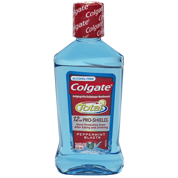 Colgate Total Advanced Pro-Shield Travel Size Mouthwash, Peppermint - 60 mL