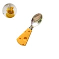 thumbnail image 4 of Vajilla De Dibujos Animados Tenedor De Queso De Dibujos Animados Portátil Cuchillo Con Forma De Queso Lindo Vajilla Con Forma De Queso Creativo Esparcidor De Queso Inoxidable Para Cocina Kearding HA027620-03, 4 of 6